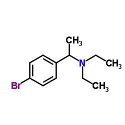 1-(4-Bromophenyl)-N,N-diethylethanamine Structure