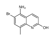 5-Amino-6-bromo-8-Methylquinolin-2-ol Structure