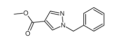 1-BENZYL-1H-PYRAZOLE-4-CARBOXYLIC ACID METHYL ESTER Structure