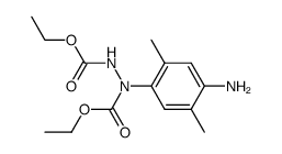 (4-amino-2,5-dimethyl-phenyl)-hydrazine-N,N'-dicarboxylic acid diethyl ester Structure