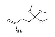 3-carbamoyl-orthopropionic acid trimethyl ester结构式