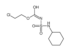 2-Chloroethyl ((cyclohexylamino)sulfonyl)carbamate结构式