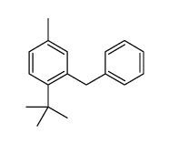 2-benzyl-1-tert-butyl-4-methylbenzene结构式