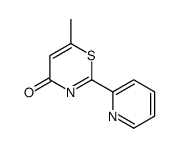 6-methyl-2-pyridin-2-yl-1,3-thiazin-4-one结构式