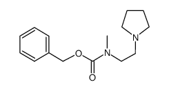 1-PYRROLIDIN-2-(N-CBZ-N-METHYL)AMINO-ETHANE结构式