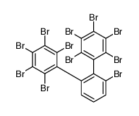 1,2,3,4,5-pentabromo-6-[2-bromo-6-(2,3,4,5,6-pentabromophenyl)phenyl]benzene Structure