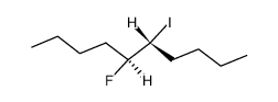 erythro-5,6-fluoro-6-iododecane Structure
