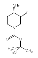 反式-4-氨基-3-氟哌啶-1-羧酸叔丁酯图片