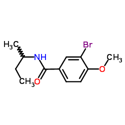 3-Bromo-N-sec-butyl-4-methoxybenzamide Structure