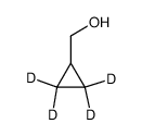 环丙甲醇-D4结构式