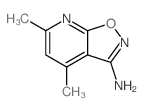 4,6-二甲基异噁唑(5,4-B)吡啶-3-胺结构式