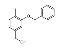 4-甲基-3-苄氧基苄醇结构式