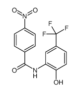 N-[2-hydroxy-5-(trifluoromethyl)phenyl]-4-nitrobenzamide Structure