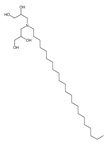 3-[2,3-dihydroxypropyl(docosyl)amino]propane-1,2-diol结构式