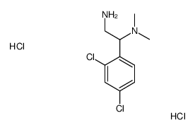 1-(2,4-Dichlorophenyl)-N1,N1-Dimethylethane-1,2-Diamine Dihydrochloride Structure