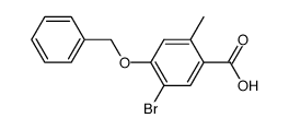 4-(benzyloxy)-5-bromo-2-methylbenzoic acid picture