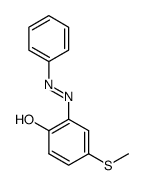 2-phenylazo-4-methylthio-phenol Structure