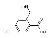 2-(胺甲基)苯甲酸盐酸盐结构式