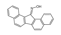 13H-dibenzo(a,i)fluoren-13-oxime Structure