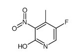 5-氟-2-羟基-3-硝基-4-甲基吡啶结构式