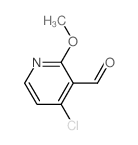 4-氯-2-甲氧基吡啶-3-甲醛结构式