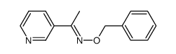 Ethanone, 1-(3-pyridinyl)-, O-(phenylmethyl)oxiMe, (1E)-结构式