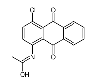 N-(4-chloro-9,10-dioxoanthracen-1-yl)acetamide结构式