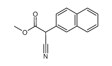 methyl 2-cyano-2-(2-naphthalen-2-yl)acetate Structure