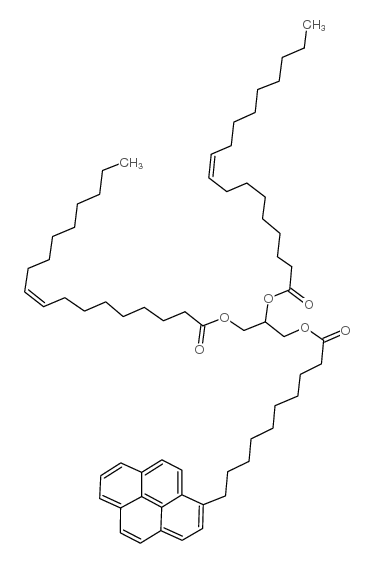 1,2-dioleoyl-3-(pyren-1-yl) decanoyl-rac-glycerol Structure
