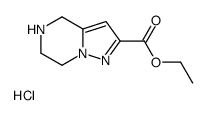 4,5,6,7-四氢吡唑并[1,5-a]吡嗪-2-羧酸乙酯结构式