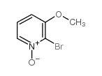 2-溴-3-甲氧基吡啶-N-氧化物结构式