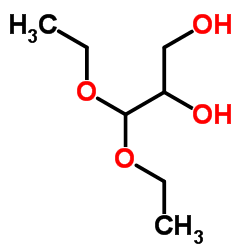 DL-甘油醛二乙基缩醛结构式