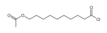 10-acetoxydecanoyl chloride结构式