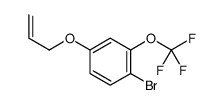 1-bromo-4-prop-2-enoxy-2-(trifluoromethoxy)benzene结构式
