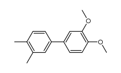 3,4-dimethoxy-3',4'-dimethylbiphenyl结构式