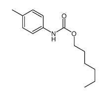 hexyl N-(4-methylphenyl)carbamate结构式