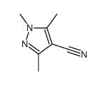 1,3,5-trimethyl-1H-pyrazole-4-carbonitrile Structure
