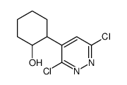 2-(3,6-dichloropyridazin-4-yl)cyclohexan-1-ol Structure