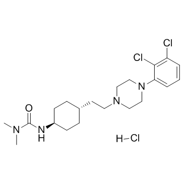 Cariprazine HCl(RGH188)结构式
