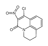 1-chloro-2-nitro-3-oxo-6,7-dihydro-3H,5H-benzo[ij]quinolizine结构式