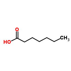 n-heptanoic acid Structure