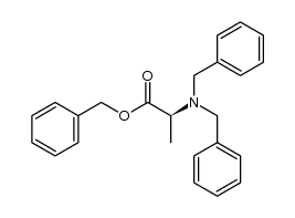 (S)-2-dibenzylamino-propionic acid benzyl ester结构式