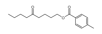 5-oxononyl 4-methylbenzoate结构式