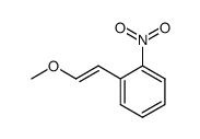 (E)-1-(2-methoxyvinyl)-2-nitrobenzene Structure