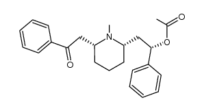 (2R,6S,2′′S)-2′′-O-acetyl lobeline Structure