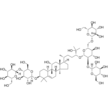 异-罗汉果皂苷V结构式