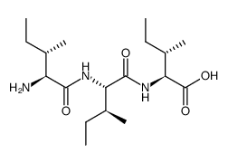 H-Ile-Ile-Ile-OH acetate salt structure