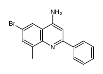 4-Amino-6-bromo-8-methyl-2-phenylquinoline Structure
