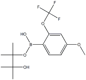 4-Methoxy-2-(trifluoromethoxy)phenylboronic acid, pinacol ester Structure