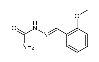 2-methoxybenzaldehyde semicarbazone Structure